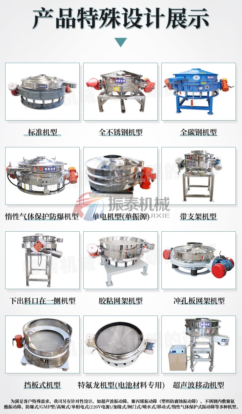 糊精直排篩不同類(lèi)型